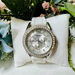 Silicone Fossil Watch